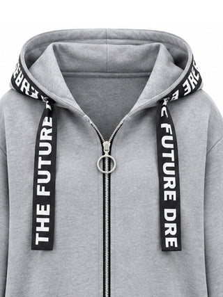 Clara | Manteau sweat oversize à capuche
