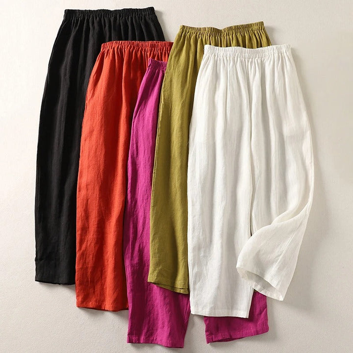 Maeve | Pantalon confortable en coton et lin