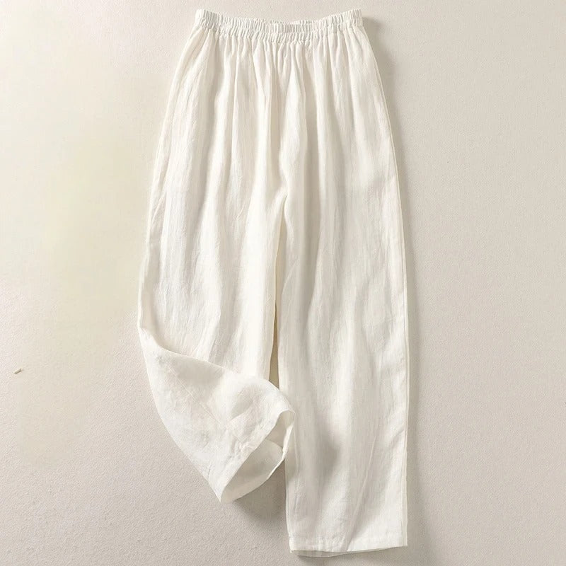 Maeve | Pantalon confortable en coton et lin