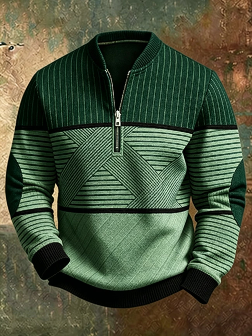 Viktor | Pull pour Hommes Élégant avec Fermeture Éclair Demi