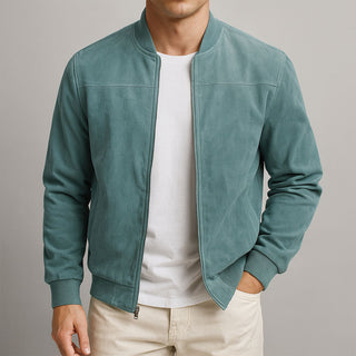 Marceaux – Le Blouson en Suède Authentique pour Homme