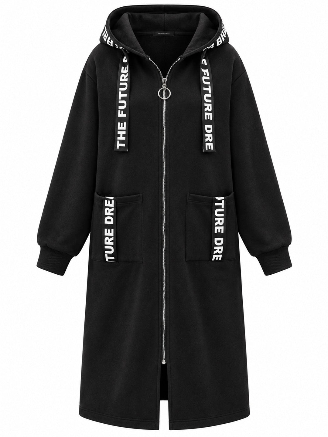 Clara | Manteau sweat oversize à capuche