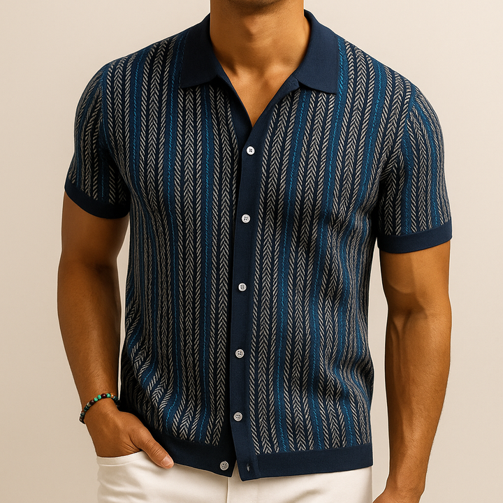 Chemise Albana à Col Boutonné
