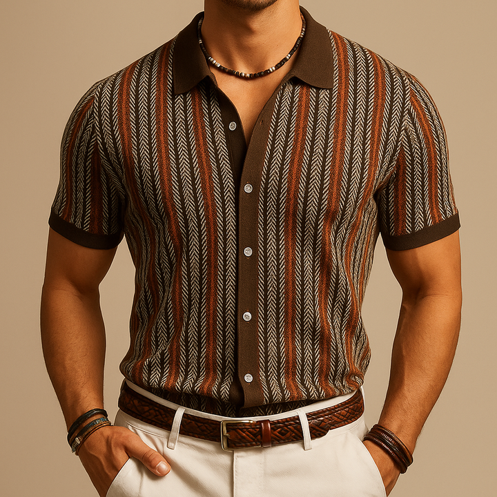 Chemise Albana à Col Boutonné