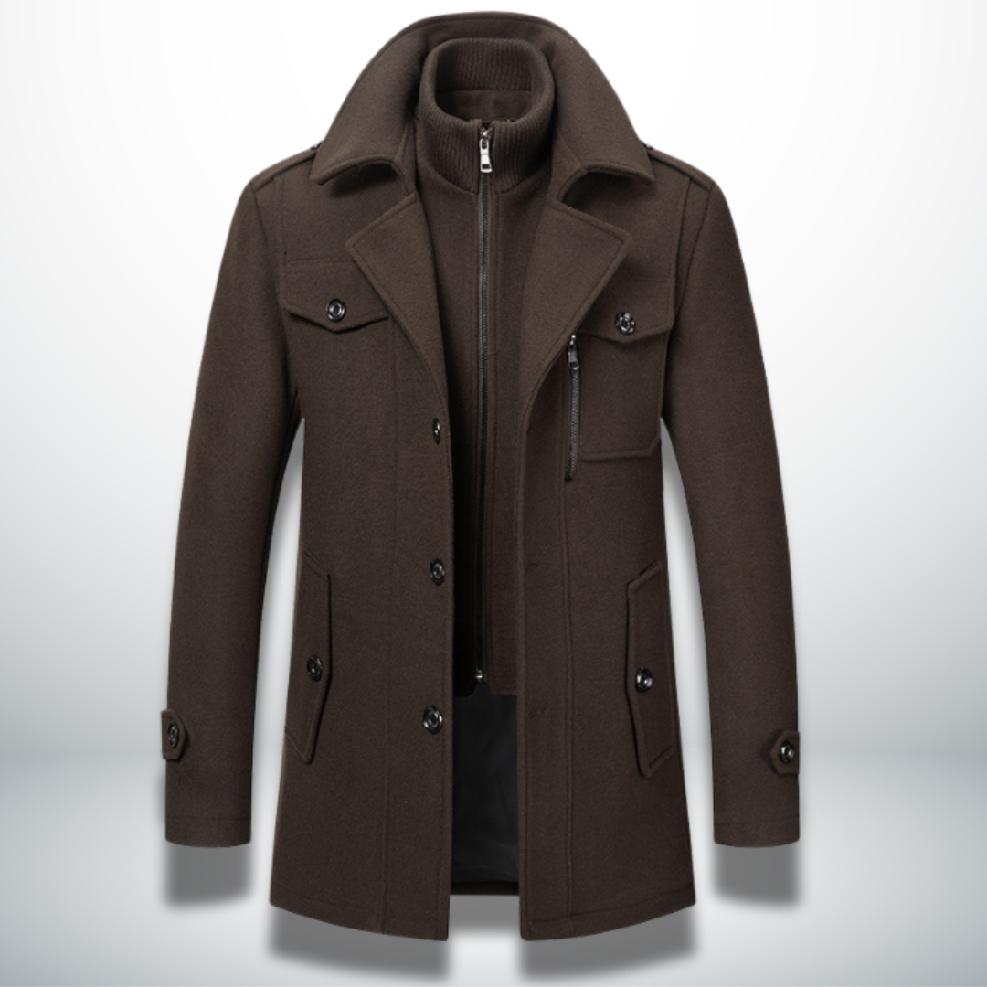 Laurentis – Le Manteau d’Hiver Élégant et Confortable pour Homme
