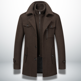 Laurentis – Le Manteau d’Hiver Élégant et Confortable pour Homme