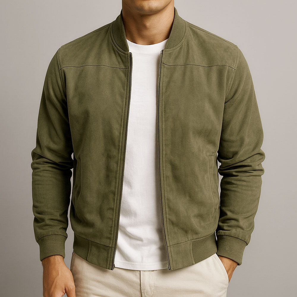 Marceaux – Le Blouson en Suède Authentique pour Homme