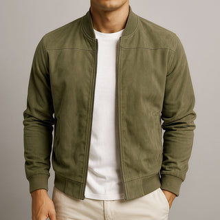Marceaux – Le Blouson en Suède Authentique pour Homme