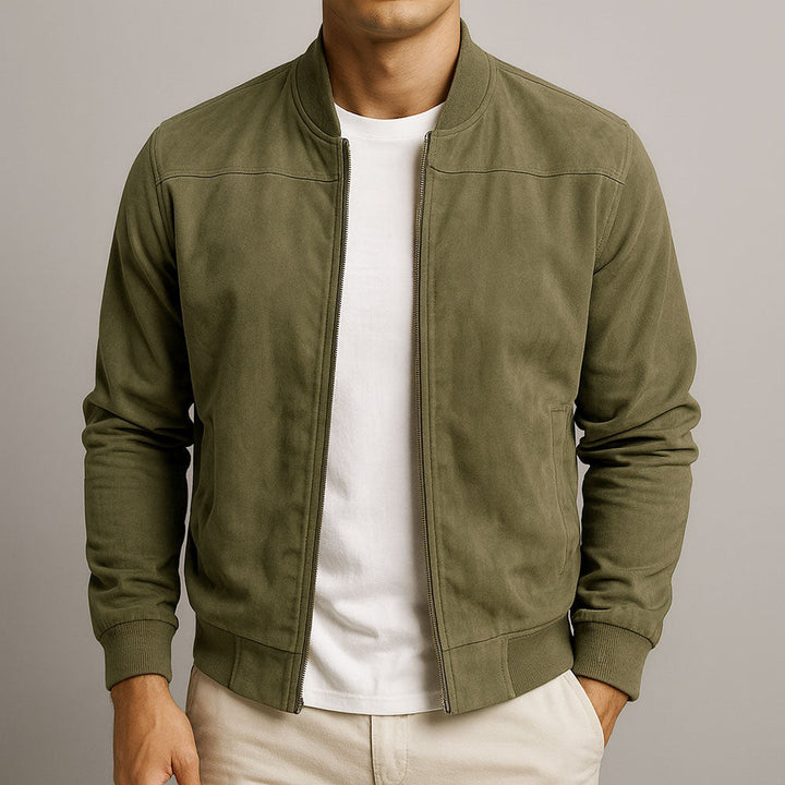 Marceaux – Le Blouson en Suède Authentique pour Homme