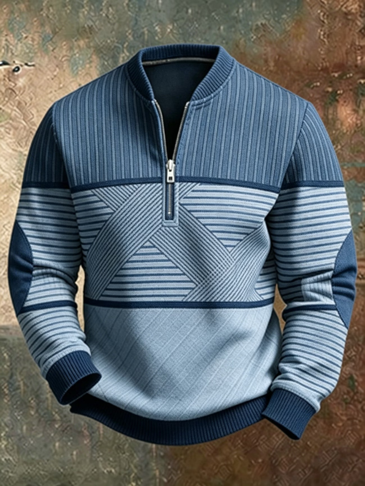 Viktor | Pull pour Hommes Élégant avec Fermeture Éclair Demi