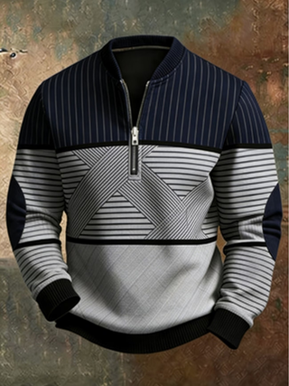 Viktor | Pull pour Hommes Élégant avec Fermeture Éclair Demi