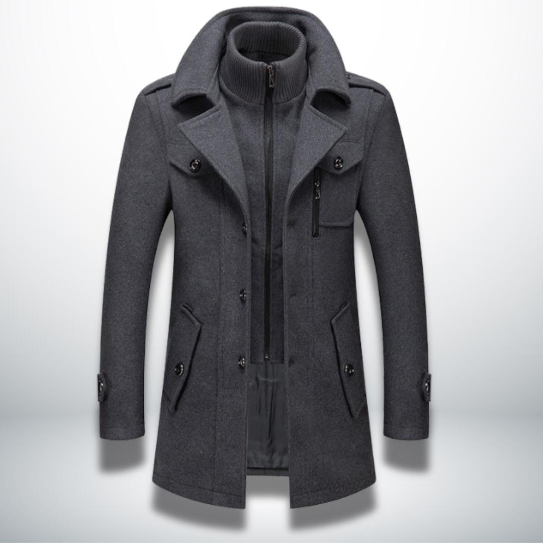 Laurentis – Le Manteau d’Hiver Élégant et Confortable pour Homme
