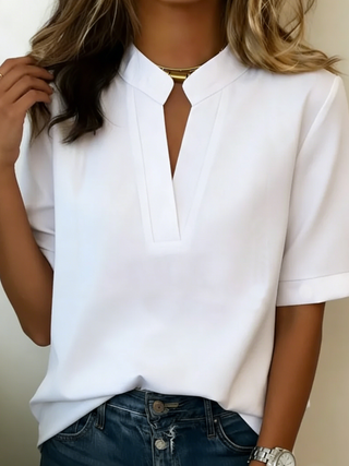Eleonora - Blouse élégante avec col raffiné
