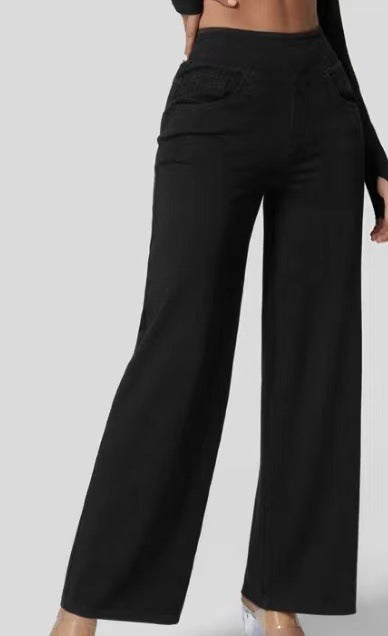 Héloïse — Pantalon large fluide confortable élégant