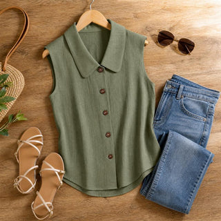 Cynthia | Blouse Confortable avec Col