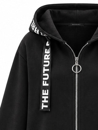Clara | Manteau sweat oversize à capuche