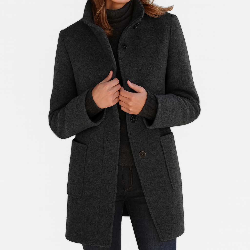 Lidiane | La veste à col haut élégante et réconfortante