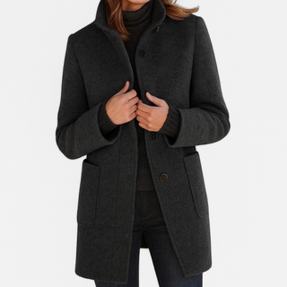 Lidiane | La veste à col haut élégante et réconfortante