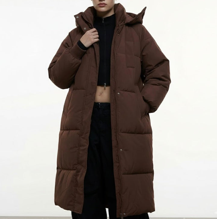 Clarisse — Manteau long matelassé élégant hivernal