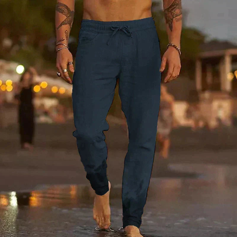 Pantalons en lin Jaxx