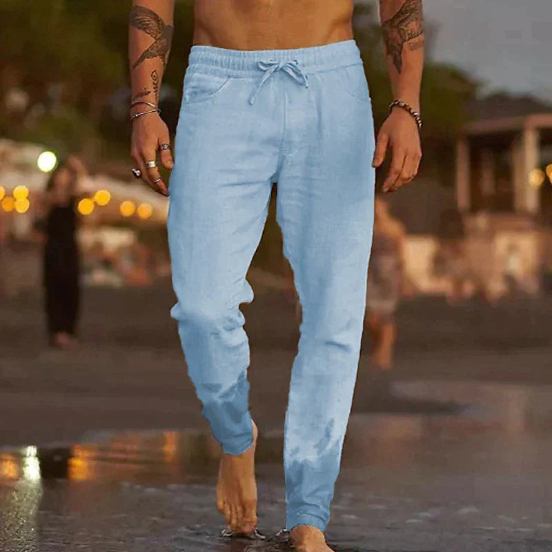 Pantalons en lin Jaxx