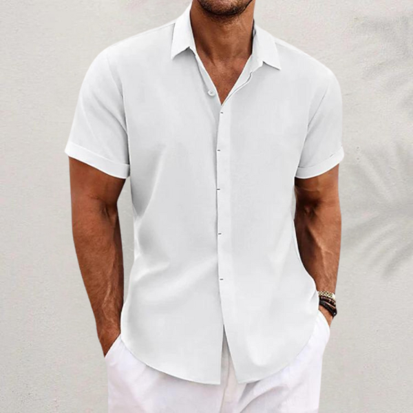 Chemise Classique à Manches Courtes