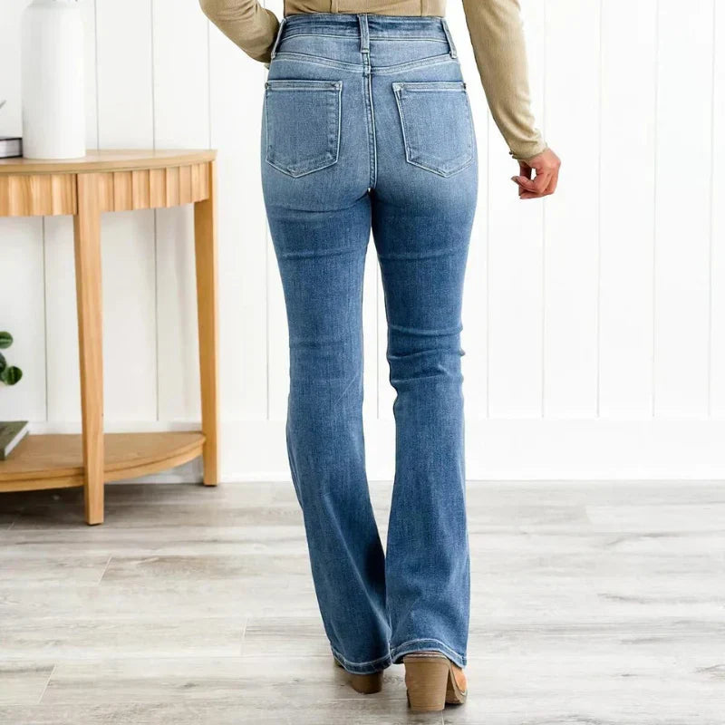 Roswitha | Jeans droits taille haute