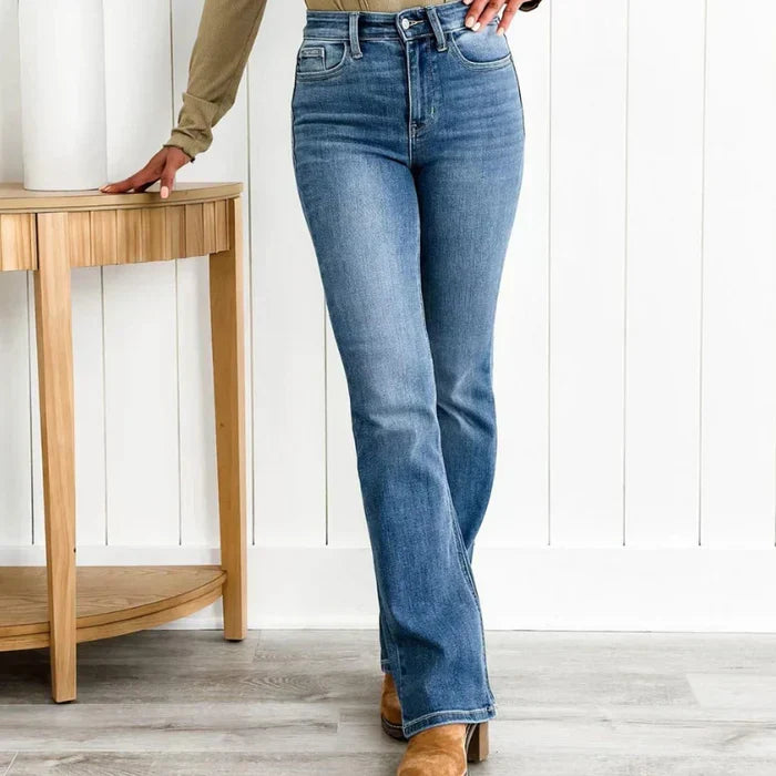 Roswitha | Jeans droits taille haute