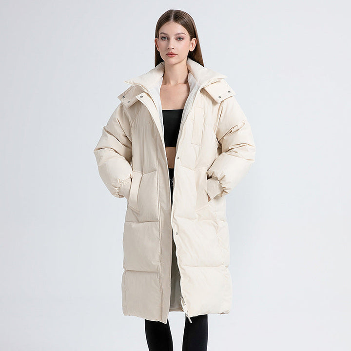 Clarisse — Manteau long matelassé élégant hivernal