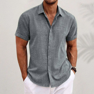 Chemise Classique à Manches Courtes