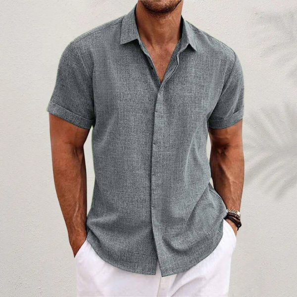 Chemise Classique à Manches Courtes