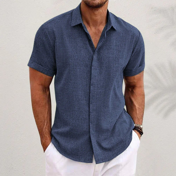 Chemise Classique à Manches Courtes