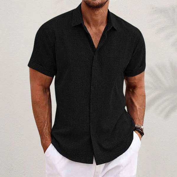 Chemise Classique à Manches Courtes