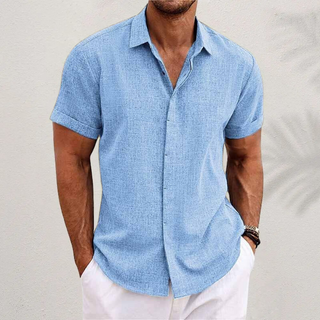 Chemise Classique à Manches Courtes