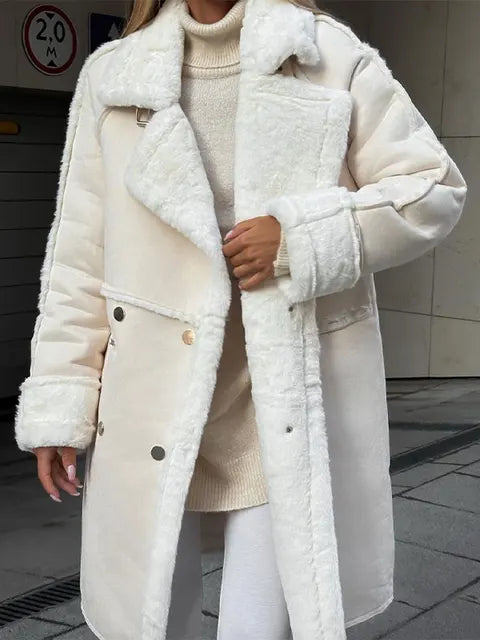 Inès | Manteau chic long