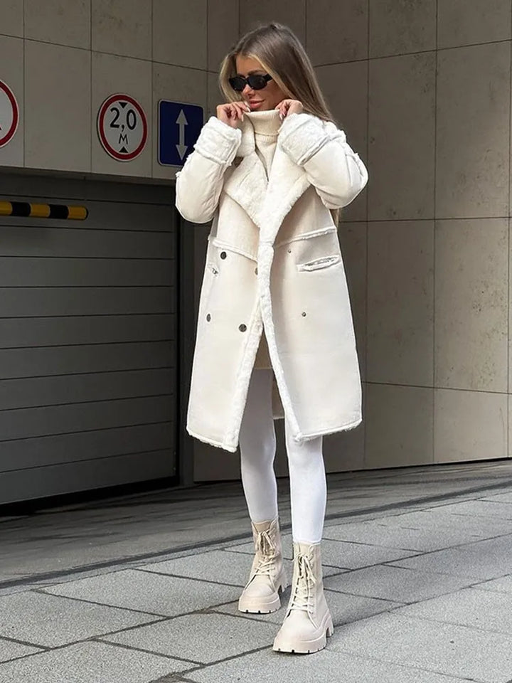 Inès | Manteau chic long