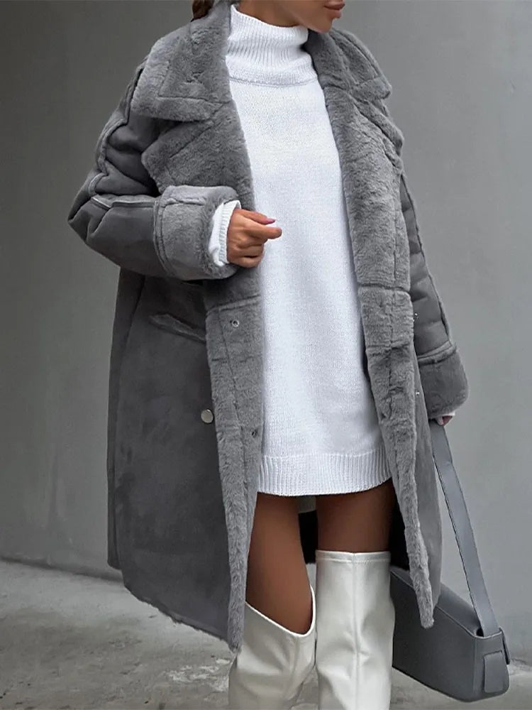 Inès | Manteau chic long