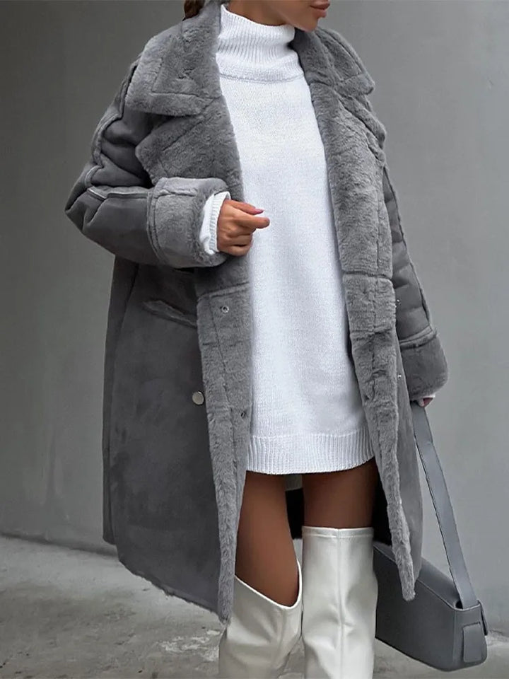 Inès | Manteau chic long