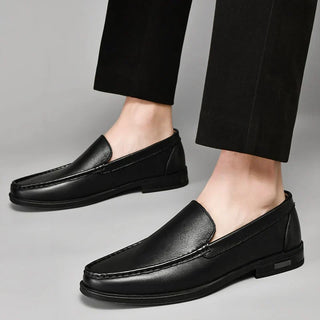 Chaussures en cuir demi-semelles premium pour hommes
