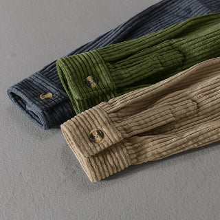 RAFAEL | Chemise Velours Côtelé Élégance Intemporelle