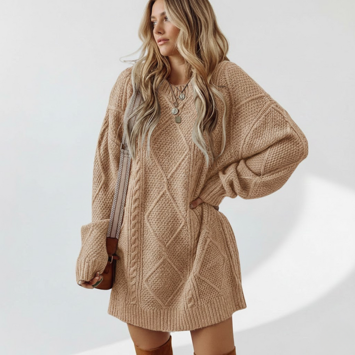 Madeleine — Robe tricot élégante et confortable