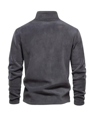 Pull en polaire à demi-zip