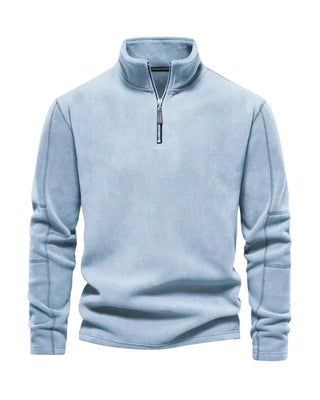 Pull en polaire à demi-zip