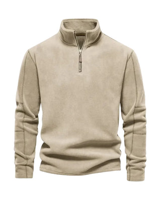 Pull en polaire à demi-zip