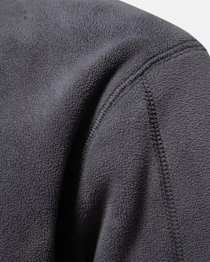 Pull en polaire à demi-zip