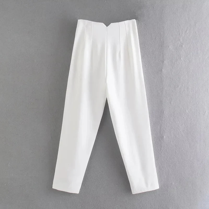 Morgana | Pantalon de bureau taille haute