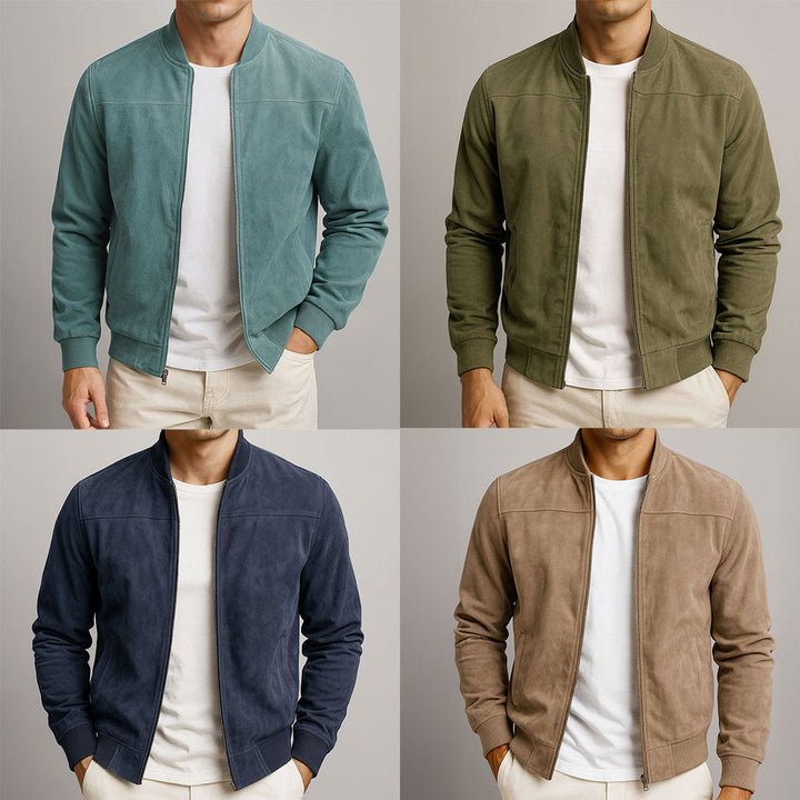 Marceaux – Le Blouson en Suède Authentique pour Homme