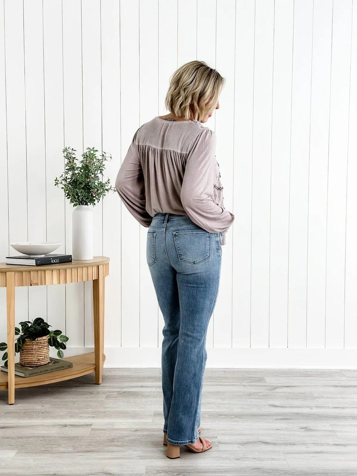 Roswitha | Jeans droits taille haute