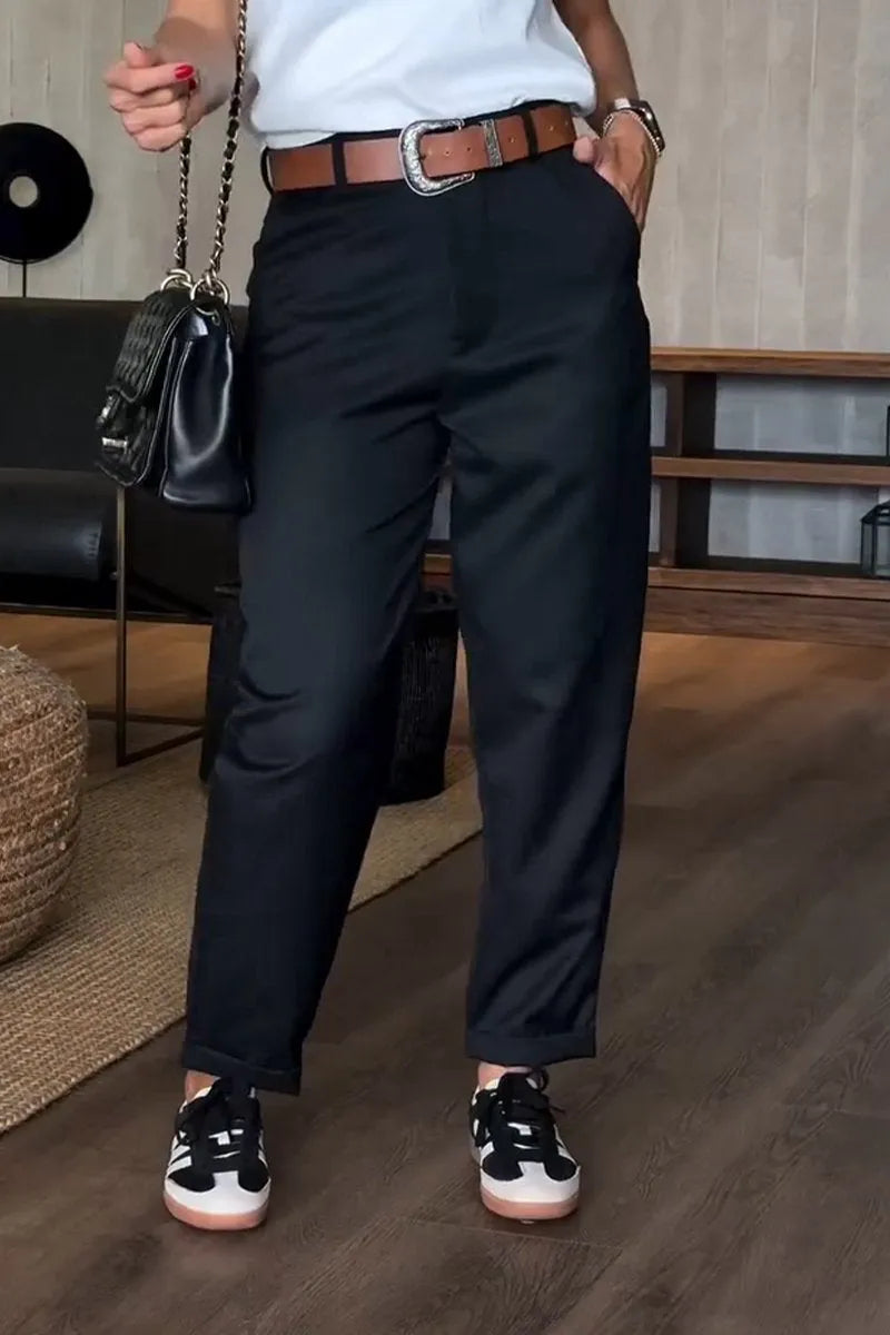 Mathilda | Pantalon élégant et flatteur avec rayures