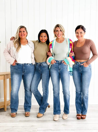 Roswitha | Jeans droits taille haute